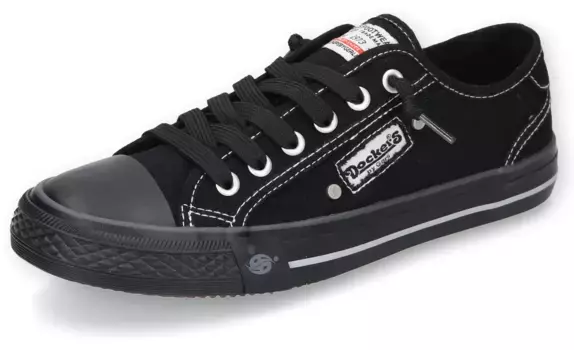 Слипоны Dockers by Gerli, кроссовки, слипоны, повседневная обувь на эластичной декоративной шнуровке, черный