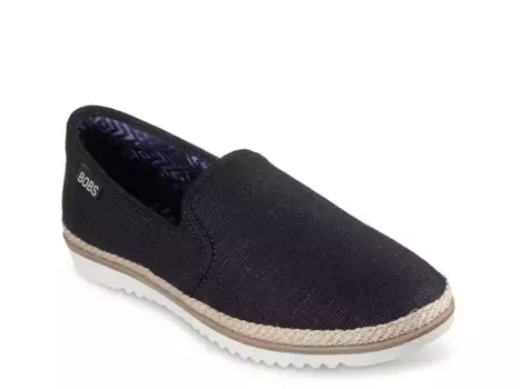 Слипоны Flexpadrille Espadrille Flat Skechers, черный
