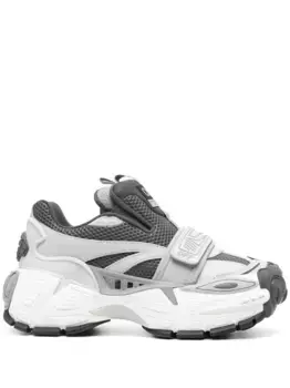 Слипоны Glove со вставками OFF-WHITE, серый