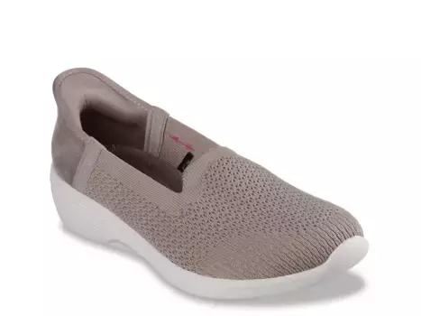 Слипоны Hands Free Slip-ins Arya Sweet Voice Slip-On Skechers, серо-коричневый