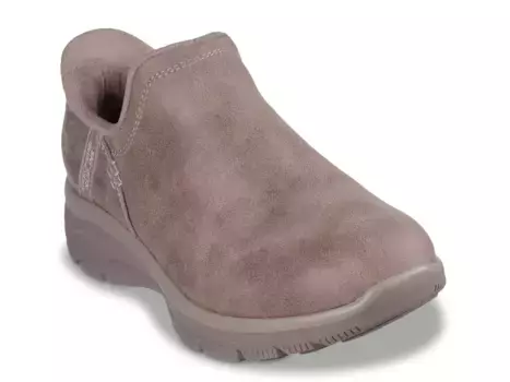 Слипоны Hands Free Slip-Ins: Easy Going Modern Hour Slip-On Bootie Skechers, серо-коричневый