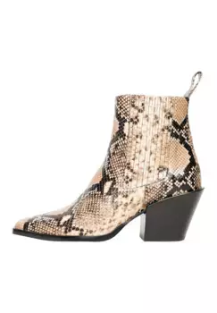 Слипоны Henry Stevens "Madison WB business Shoes", женские кожаные ботильоны ручной работы, ковбойские сапоги, бежевый