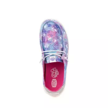 Слипоны HEYDUDE x My Little Pony Wendy Slip-On Casual Shoe, цвет Mineral Blue/Lavender