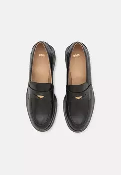 Слипоны Iryna BOSS, черные