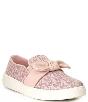 Слипоны Jem Bow для девочек MICHAEL Michael Kors (для малышей), розовый