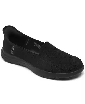 Слипоны: On-the-Go Flex — повседневные кроссовки-слипоны Camellia от Finish Line Skechers, черный