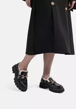 Слипоны Queen Helena, черные