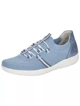 Слипоны Rieker, цвет Dusty blue/Light blue