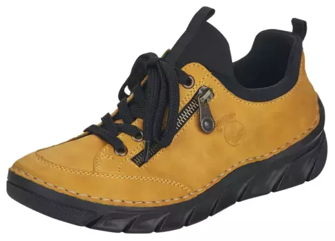 Слипоны Rieker, для надевания, черный