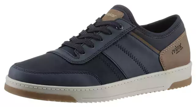 Слипоны Rieker, кроссовки для отдыха, слипоны, полуботинки с контрастной отделкой, коричневый