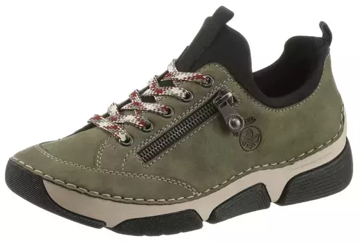 Слипоны Rieker, слипоны, полуботинки - юбилейная модель "150 лет Rieker", черный