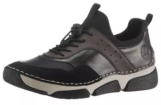 Слипоны Rieker, слипоны, повседневная обувь, полуботинки с быстросъемной застежкой, коричневый