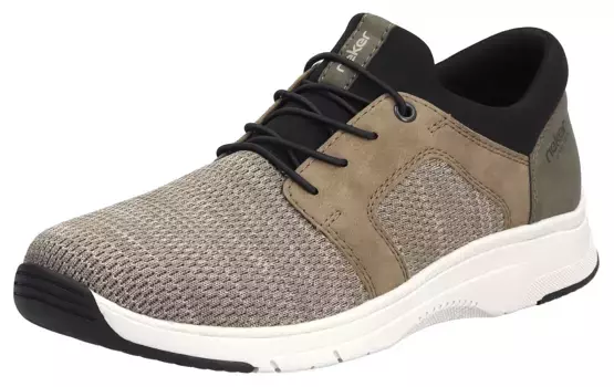 Слипоны Rieker, тапочки, повседневная обувь со съемной стелькой, бежевый