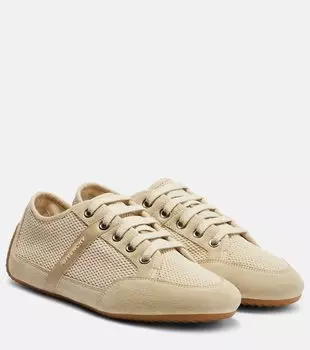 Слипоны с отделкой из замши Givenchy, Natural Beige