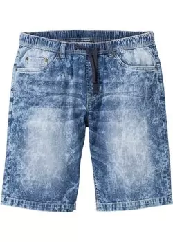 Слипоны-шорты узкого кроя Rainbow, синий