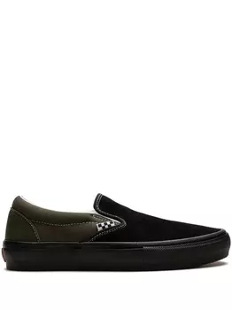 Слипоны Skate Slip-On Black/Grape Leaf Кроссовки Vans, черный
