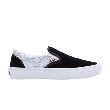 Слипоны Skate Slip-On 'Black Widow Spider', черный