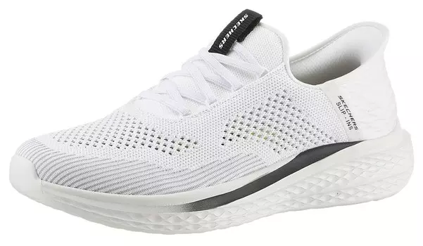Слипоны SKECHERS, белый