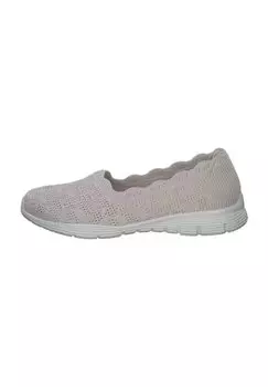 Слипоны Skechers, бежевый