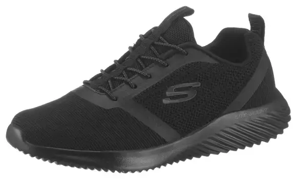 Слипоны Skechers "BOUNDER", слипоны, летняя обувь, повседневная обувь на светлой подошве, черный