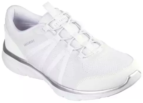 Слипоны Skechers "D'LUX COMFORT-SURREAL", слипоны, тапочки, повседневная обувь веганского производства, белый