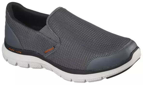 Слипоны Skechers "FLEX ADVANTAGE 4.0", тапочки, слипоны, удобная обувь с пеной с эффектом памяти с воздушным охлаждением, антрацит