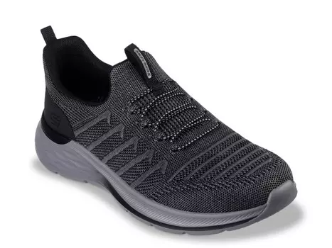 Слипоны Skechers Relaxed Fit Garner Crispin, черный