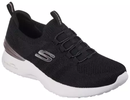 Слипоны Skechers "SKECH-AIR DYNAMIGHT -", слипоны, слипоны, повседневная обувь на резинке, цвет Schwarz-Rosgoldfarben