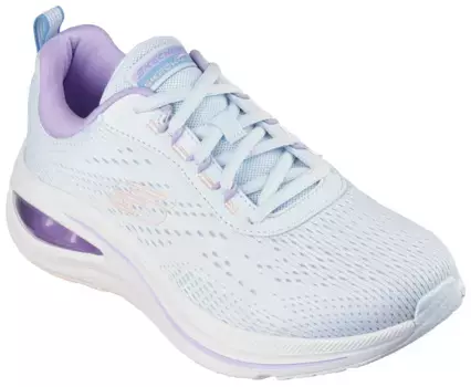 Слипоны Skechers "SKECH-AIR META-AIRED OUT", тапочки, повседневная обувь, тренировочная обувь с мягким краем голенища, голубой