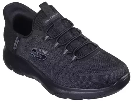Слипоны Skechers "SUMMITS-KEY PACE", тапочки, повседневная обувь, полуботинки веганского производства, черный