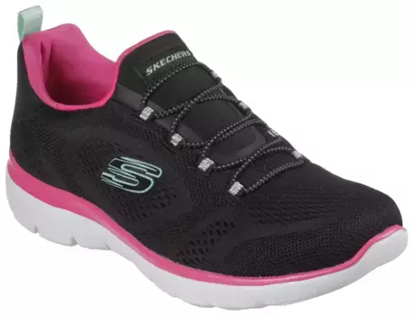 Слипоны Skechers "SUMMITS PERFECT VIEWS", повседневная обувь, полуботинки, пригодные для машинной стирки, черный
