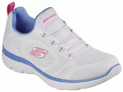 Слипоны Skechers "SUMMITS PERFECT VIEWS", повседневная обувь, полуботинки, пригодные для машинной стирки, цвет Wei-Kombiniert