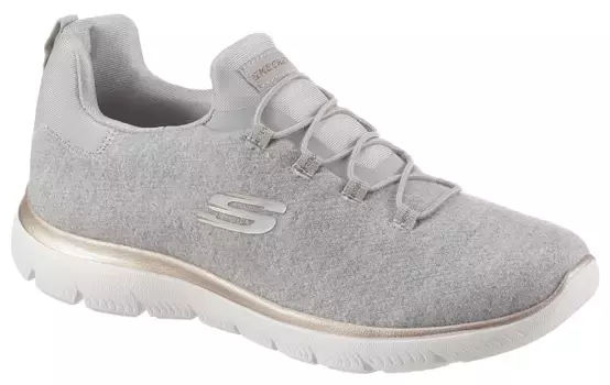 Слипоны Skechers "SUMMITS", с пеной с эффектом памяти, цвет Grau-Meliert