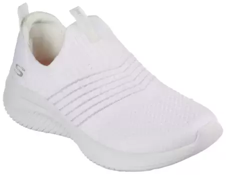 Слипоны Skechers "ULTRA FLEX 3.0 CLASSY CHARM", тапочки, повседневная обувь, слипоны с мягкой пяткой, белый