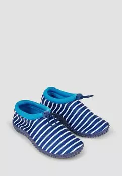 Слипоны Stripe Print JoJo Maman Bb, темно-синие