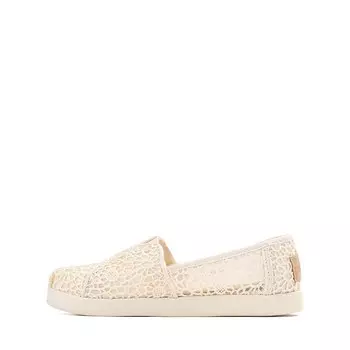 Слипоны TOMS Alpargata Crochet Slip-On Casual Shoe, цвет Natural