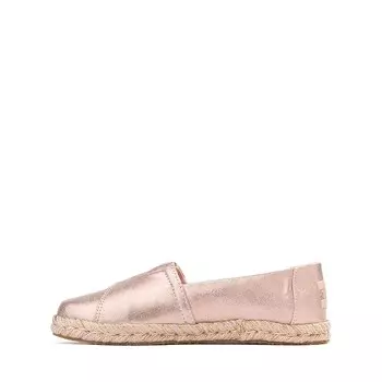 Слипоны TOMS Alpargata Rope Slip-On Casual Shoe, цвет Pale Rose Metallic
