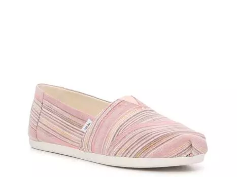 Слипоны Toms Alpargata, розовый