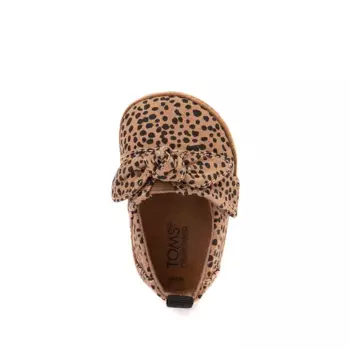 Слипоны TOMS Layette Alpargata Slip-On Crib Shoe, цвет Tan/Mini Cheetah