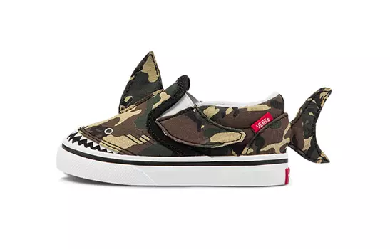 Кроссовки Vans Slip-On V Toddler 'Camo Shark'