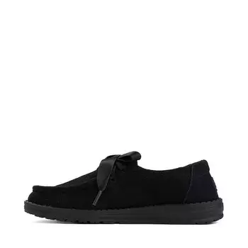 Слипоны Womens HEYDUDE Wendy Lace Slip-On Casual Shoe, черный