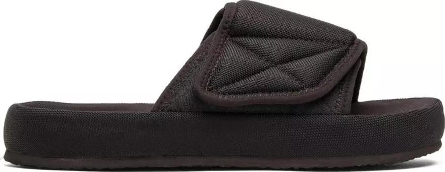 Слипоны Yeezy Season 7 Nylon Slipper Oil, коричневый
