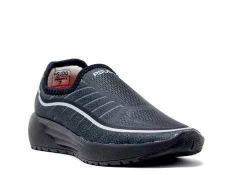 Слипоны женские Psudo Racer, черный