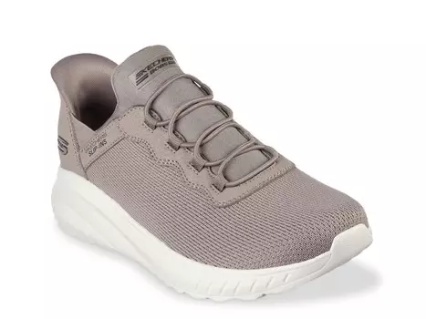 Слипоны женские Skechers Slip-Ins Bobs Squad Chaos Daily Inspiration, серо-коричневый