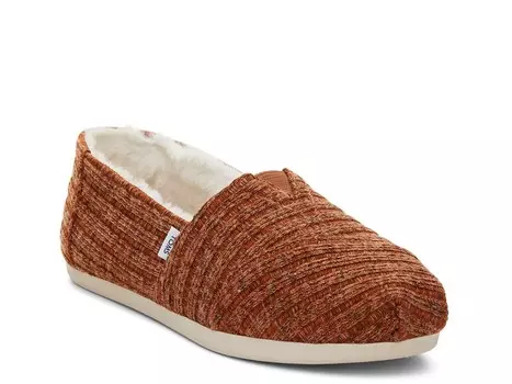 Слипоны женские Toms Alpargata Espadrille Cozy, оранжевый