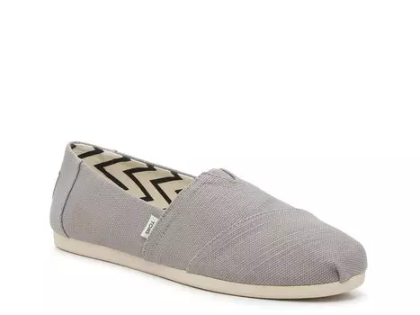 Слипоны женские Toms Alpargata, серый