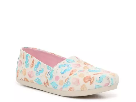 Слипоны женские Toms Cloudbound Alpargata с принтом, белый