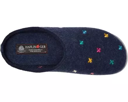 Слипперы Farfalline Haflinger, джинсовая ткань