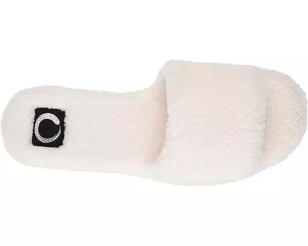 Слипперы Faux Fur Sunlight Slipper Journee Collection, слоновая кость
