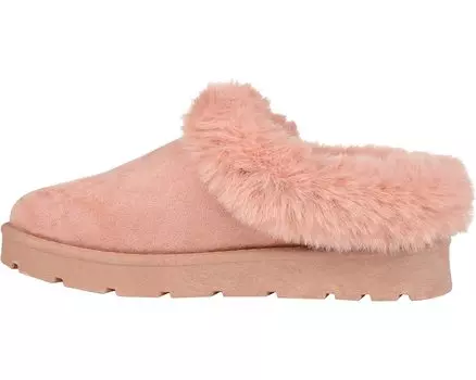 Слипперы Faux Fur Trim Whisp Slipper Journee Collection, краснеть
